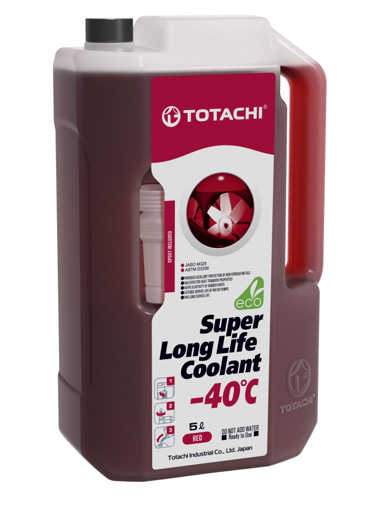 Антифриз TOTACHI Super Long life Coolant -40C 5L красный (№41805)