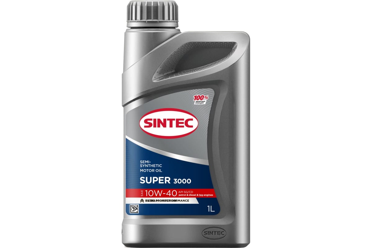 Масло моторное Sintoil/Sintec Супер 3000 SAE 10W40 1L (№600239)
