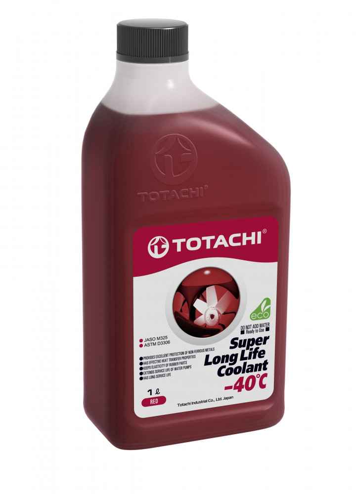 Антифриз TOTACHI Super Long life Coolant -40C 1L красный (№41801)