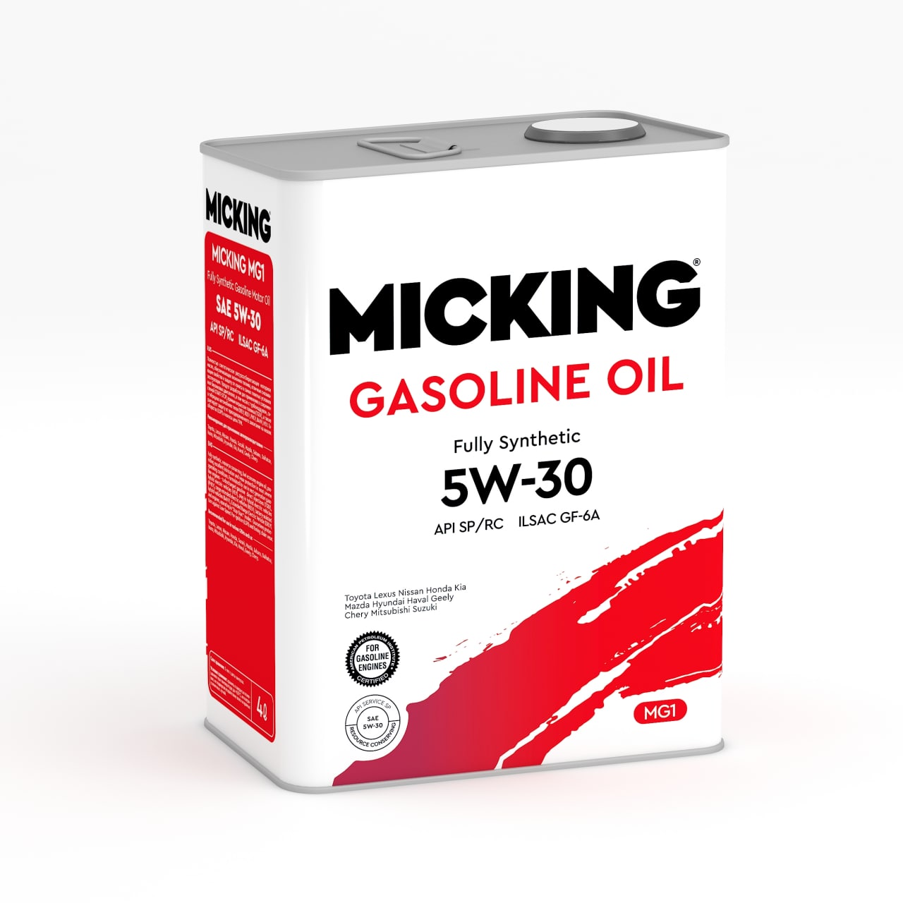 Масло моторное Micking MG1 SAE 5W30 SP/RC 4L (№M2128)