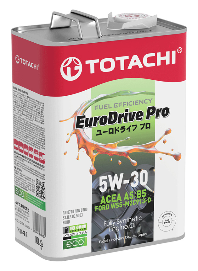 Масло моторное TOTACHI HYPER EcoDrive PRO FE SAE 5W30 A5/B5 4L (№E7904)