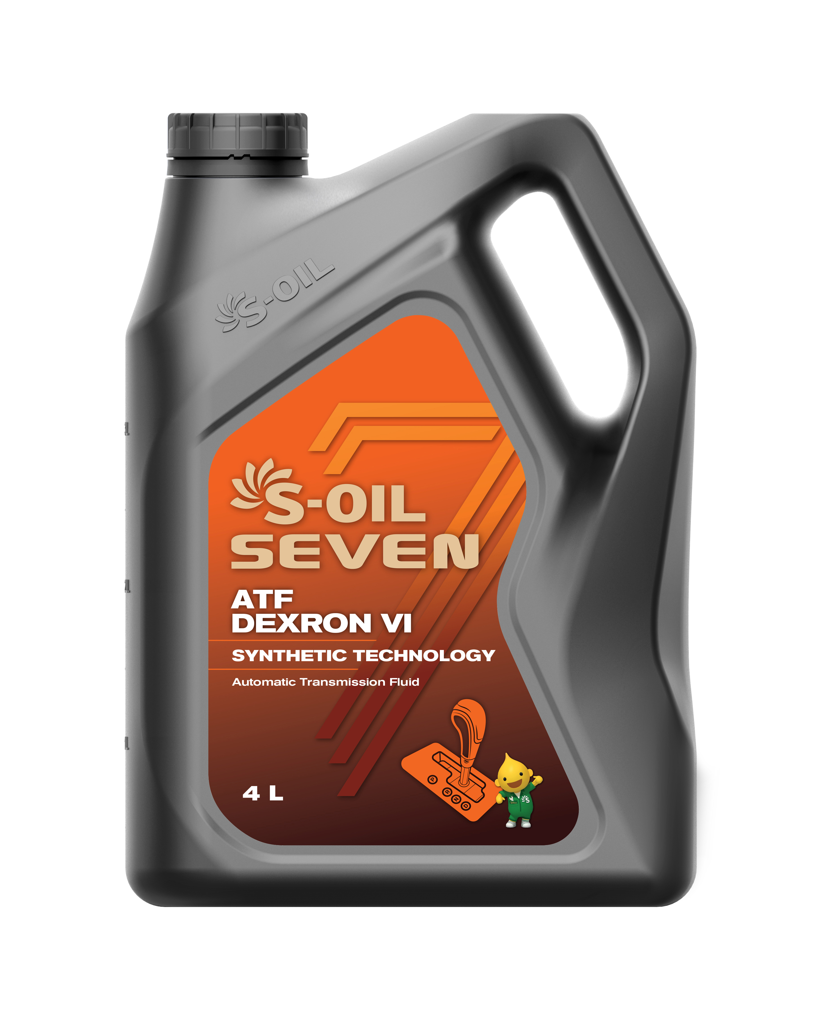 Масло трансмиссионное S-OIL 7 ATF Dexron VI 4L (№E107981)