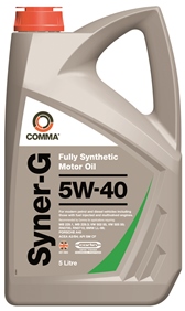 Масло моторное COMMA SYNER-G SAE 5W40 5L (№SYN5L)