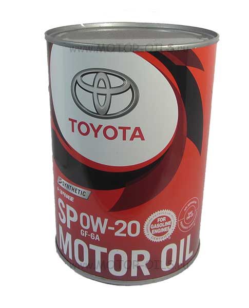 Масло моторное TOYOTA SAE 0W20 SP/GF-6A 1L (№0888013206)