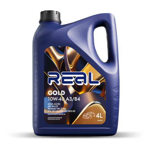 Моторное масло REAL GOLD SAE 10W40 A3/B4 4L (№G1030004)