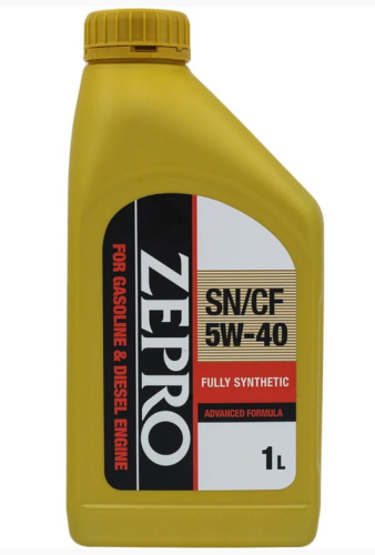 Масло моторное ZEPRO F-S SAE 5W40 SN/CF 1L (№30011333001)