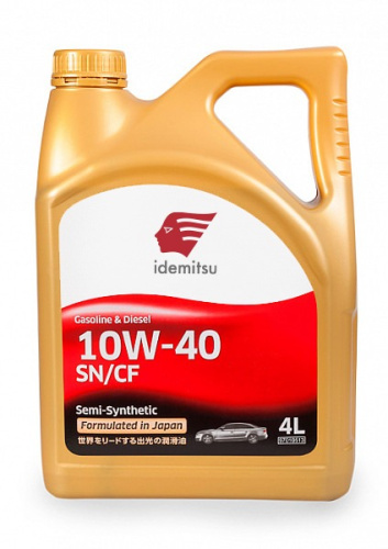 Масло моторное IDEMITSU F-S SAE 10W40 SN/CF 4L (№30015049746)