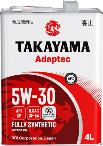 Масло моторное TAKAYAMA SAE 5W30 SP 4L (№6056096)