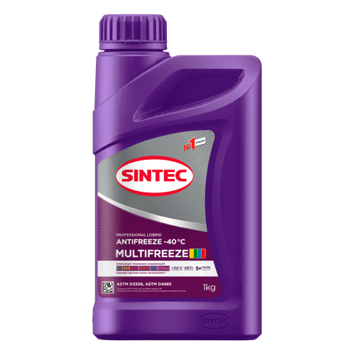 Антифриз Sintec Multi Freeze фиолетовый 1л.