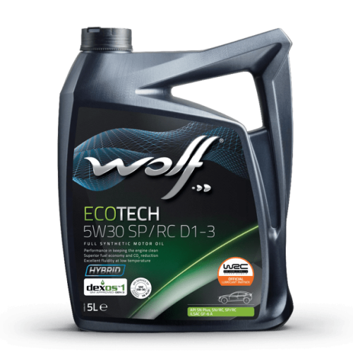 Масло моторное WOLF ECOTECH SAE 5W30 SP/RC D1-3 4L (1049901)