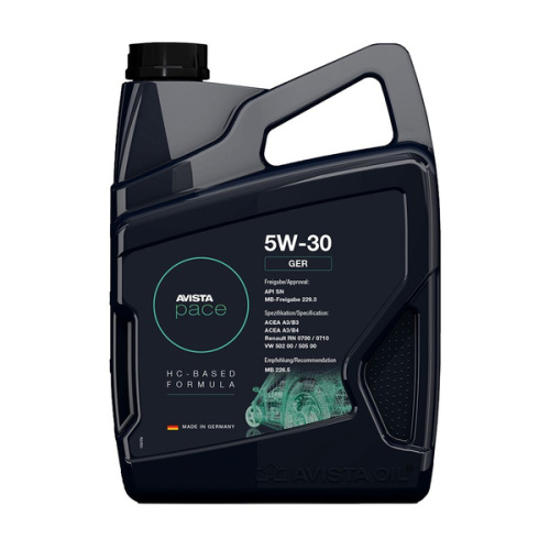 Масло моторное AVISTA pace GER SAE 5W30 5L